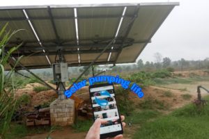 shakti solar pump control from mobile