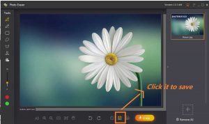How to remove logo from edited photos
