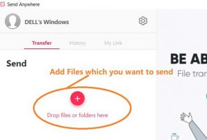 How to transfer file between two laptop wirelesssly