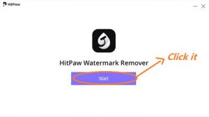 Install hitpaw watermark remove software